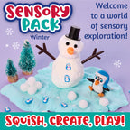 Sensory Pack Winter and Holiday Play Kit for Children
