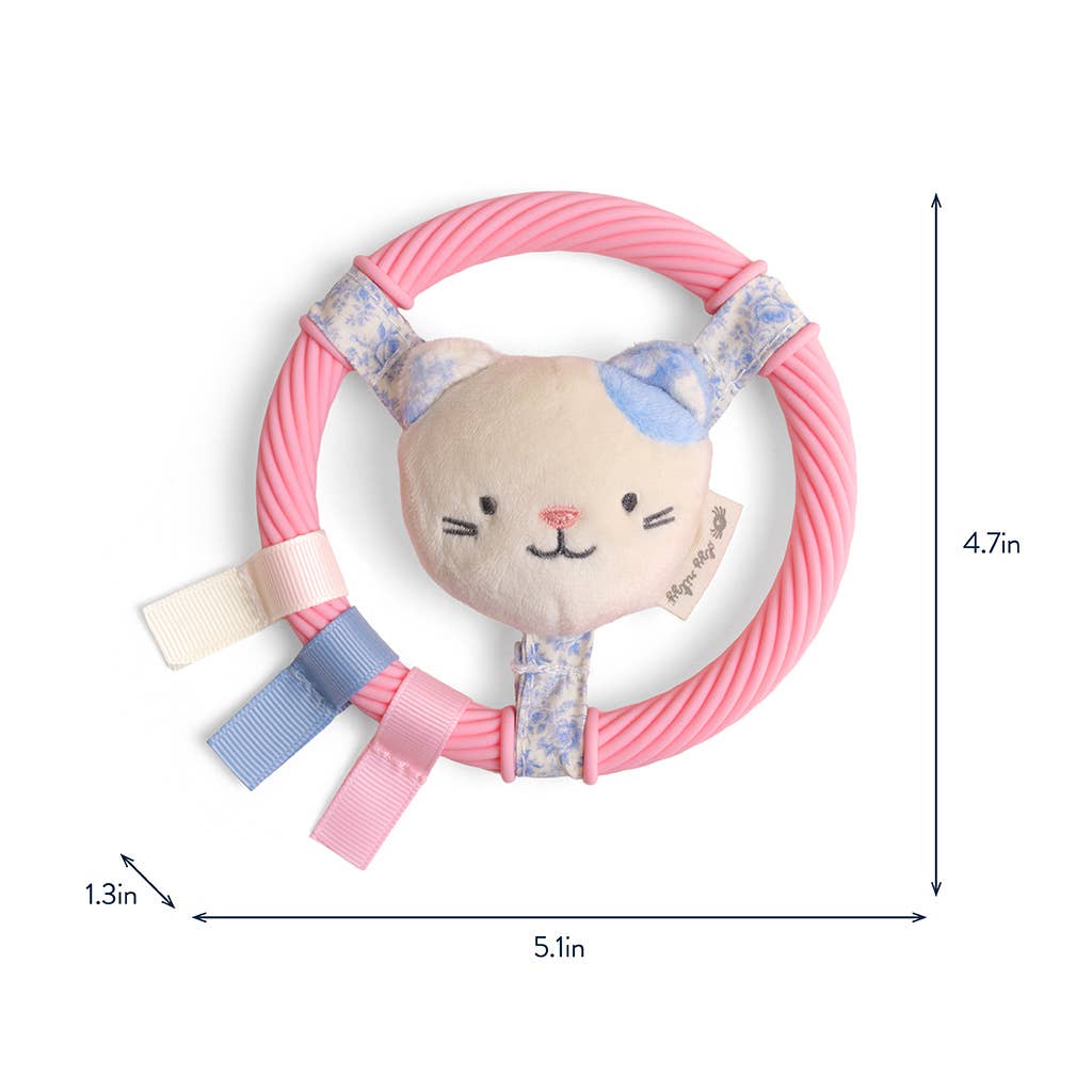 Teething Ring with Plush Character