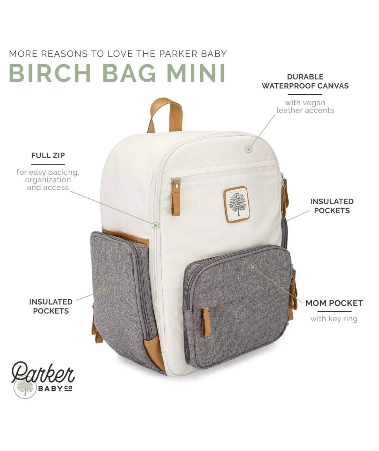 BIRCH BAG MINI - DIAPER BACKPACK