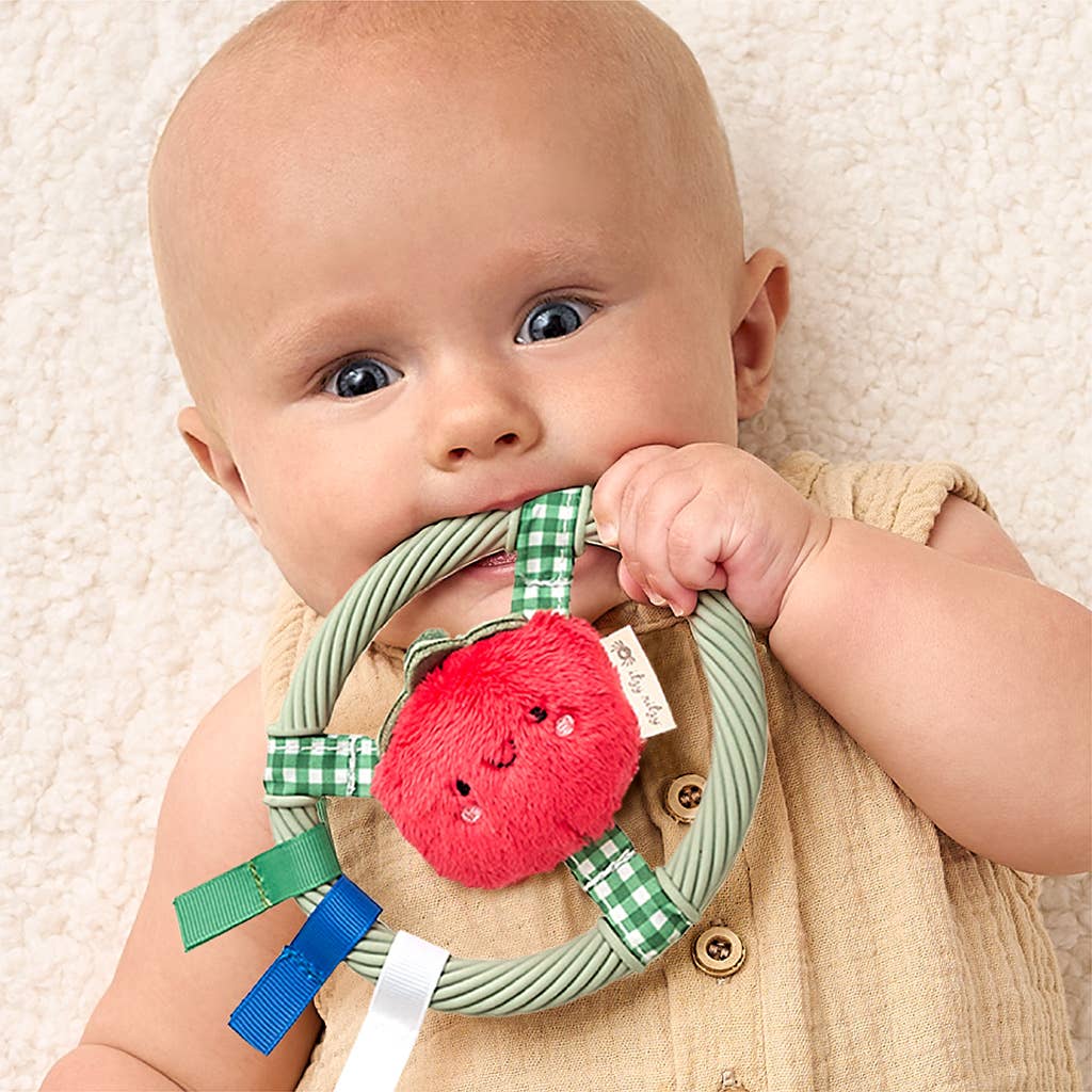 Teething Ring with Plush Character