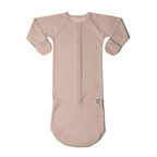 24 Hour Convertible Sleeper Baby Gown - Rose