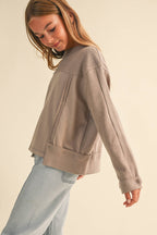 GIRLS CREW NECK SWEATSHIRT