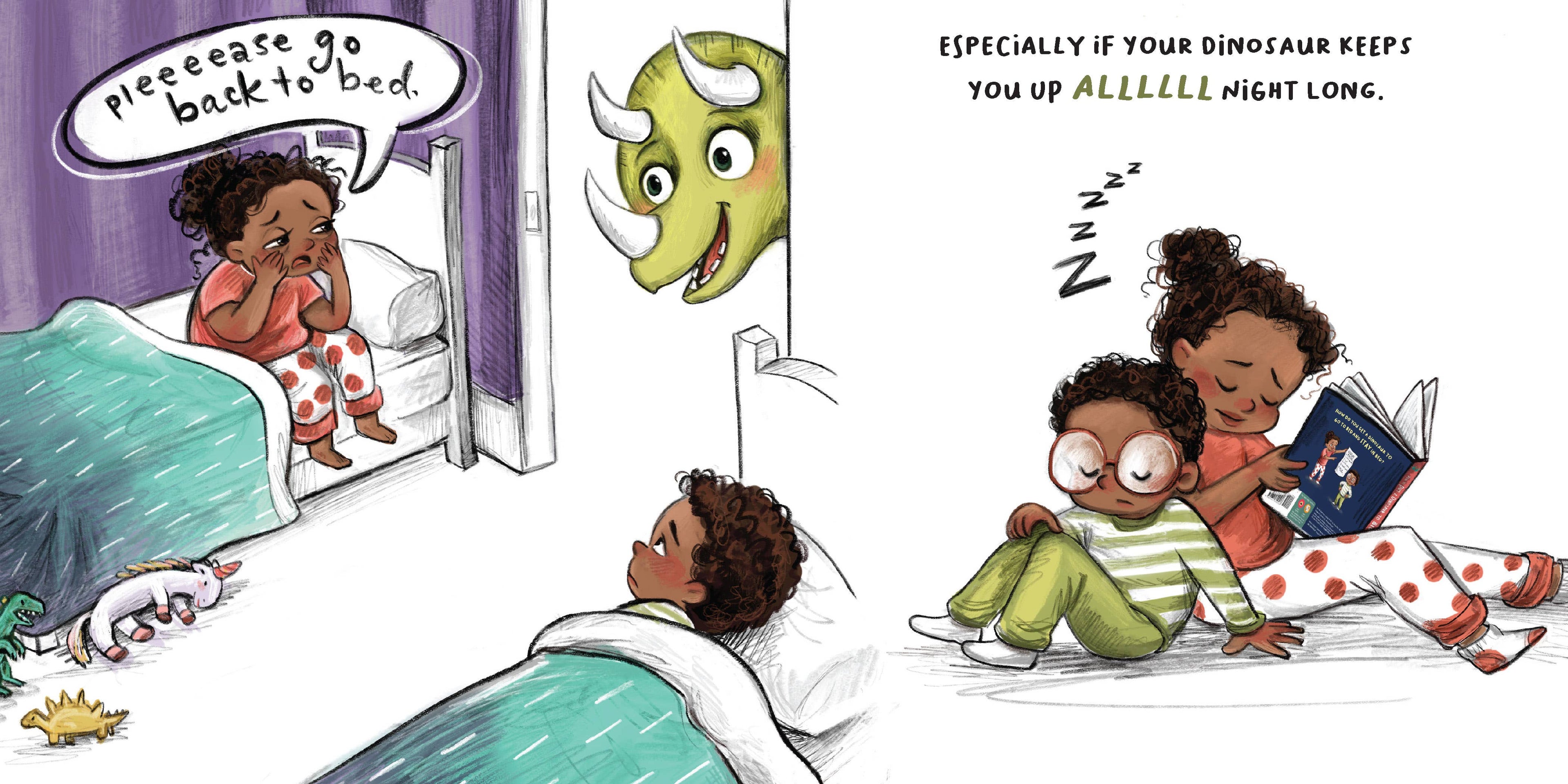 How to Put a Dinosaur to Bed