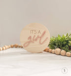 It's A Boy | It's A Girl Announcement Sign