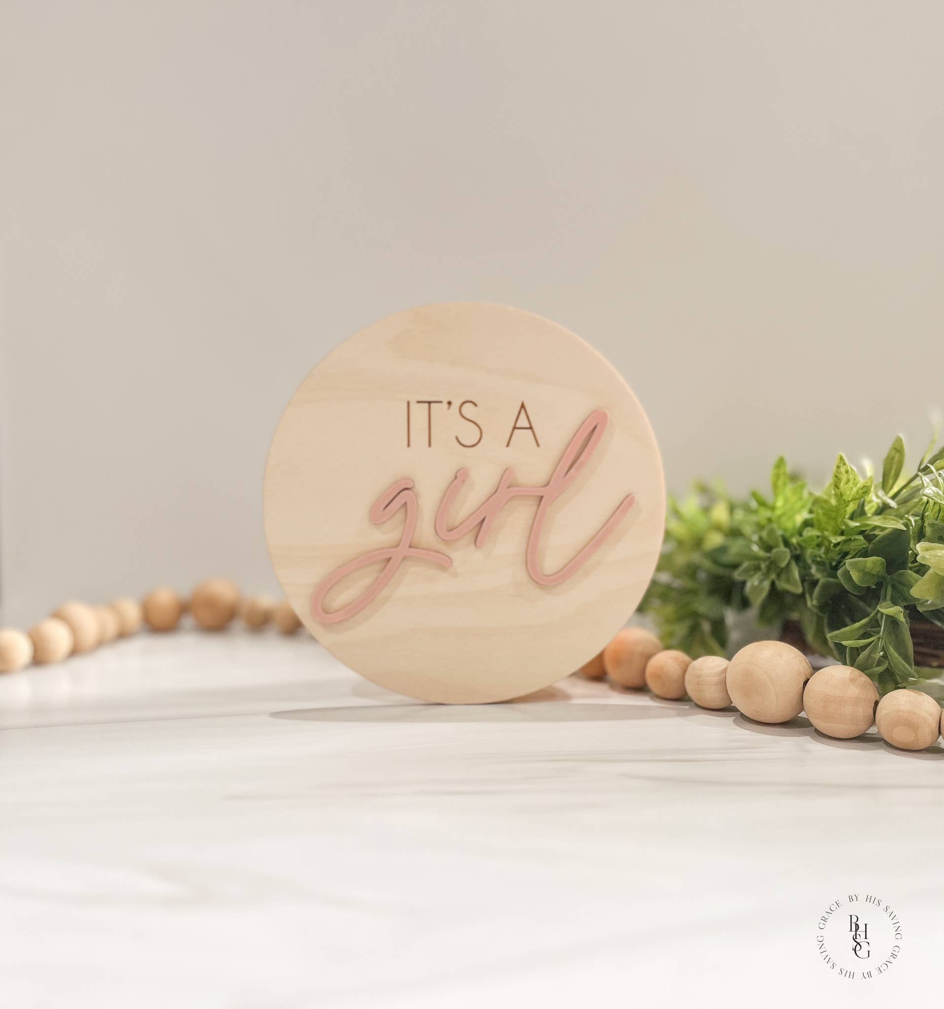 It's A Boy | It's A Girl Announcement Sign