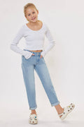 GIRLS MINI MOM JEANS