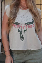 Night Under The Country Stars Vintage Graphic Tee