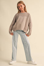 GIRLS CREW NECK SWEATSHIRT