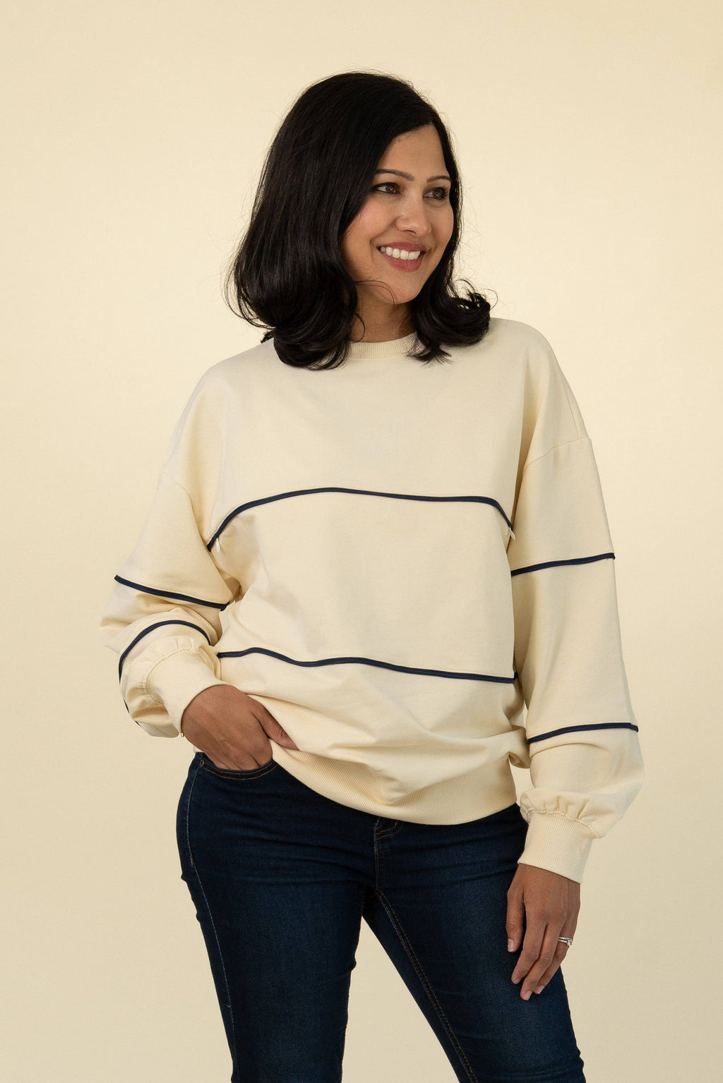The Piped Sweatshirt