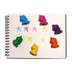 Unicorn Party Finger Crayons - Set of 6