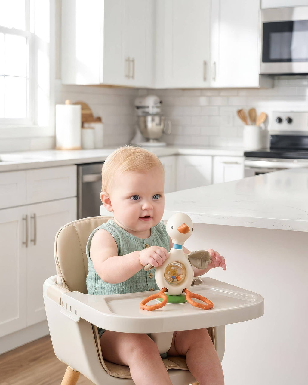 Itzy Twist & Bop - High Chair Sensory Toy Goose