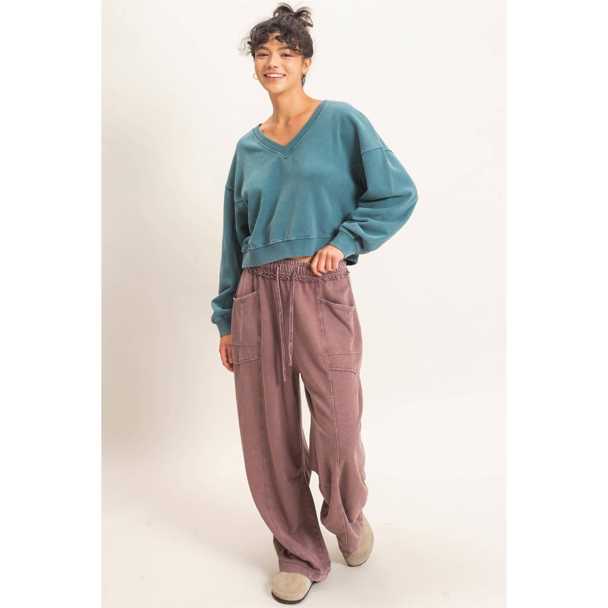 Mineral Washed Barrel Sweatpants (multiple colors)