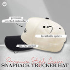 2-Tone Cap - Auntie - Black/Beige