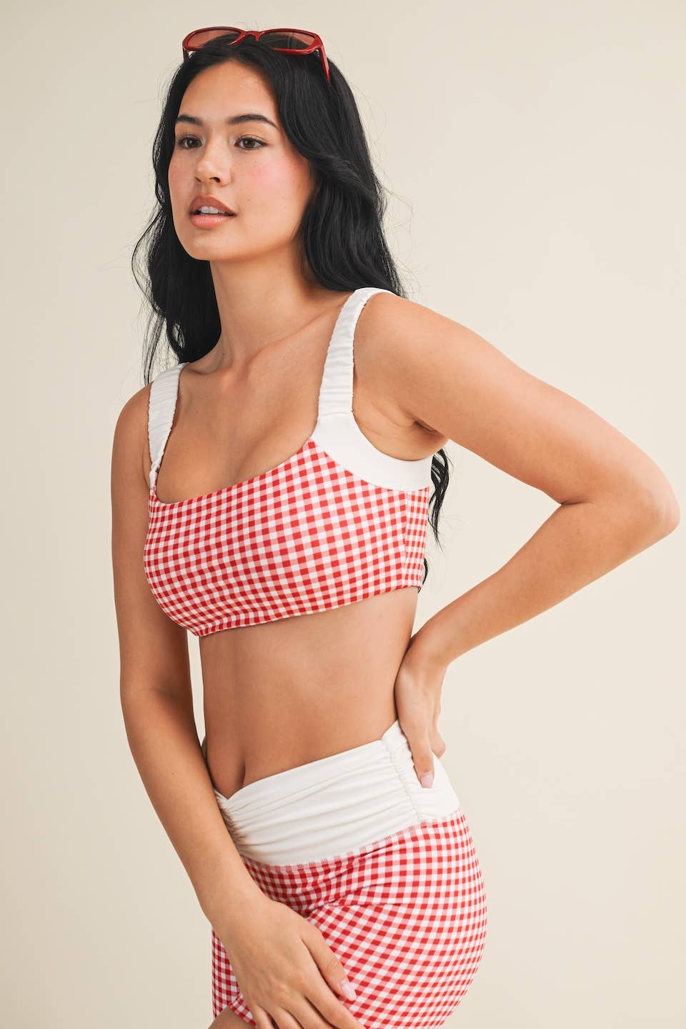 Gingham Print WorkOut Set