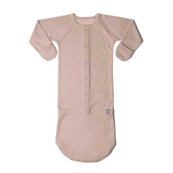 PREEMIE 24 HOUR CONVERTIBLE BABY GOWN | ROSE