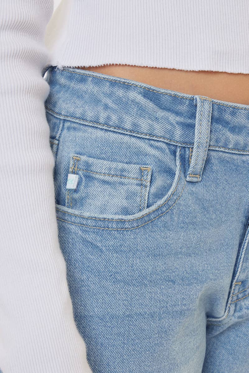 GIRLS MINI MOM JEANS