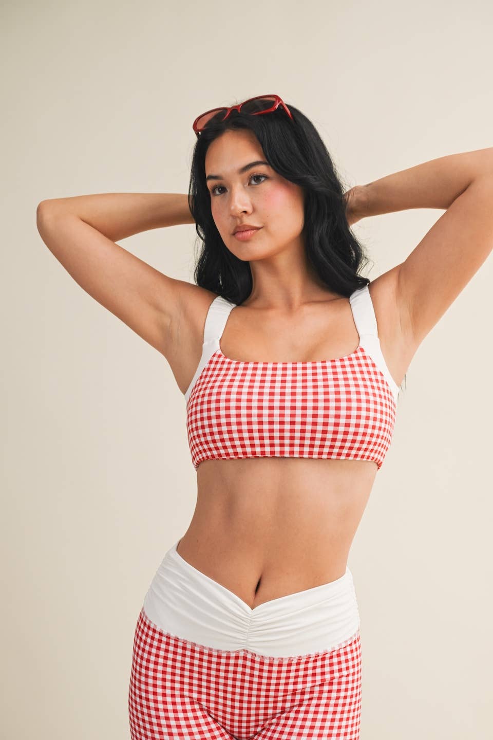 Gingham Print WorkOut Set