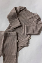 Ribbed Bodysuit Set