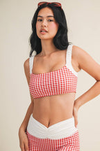 Gingham Print WorkOut Set