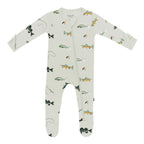 Zippered Footie in Fishing (Kyte baby )