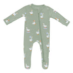 Zippered Footie in Silly Goose (kyte baby)