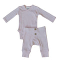 Stripe Pointelle Layette Set