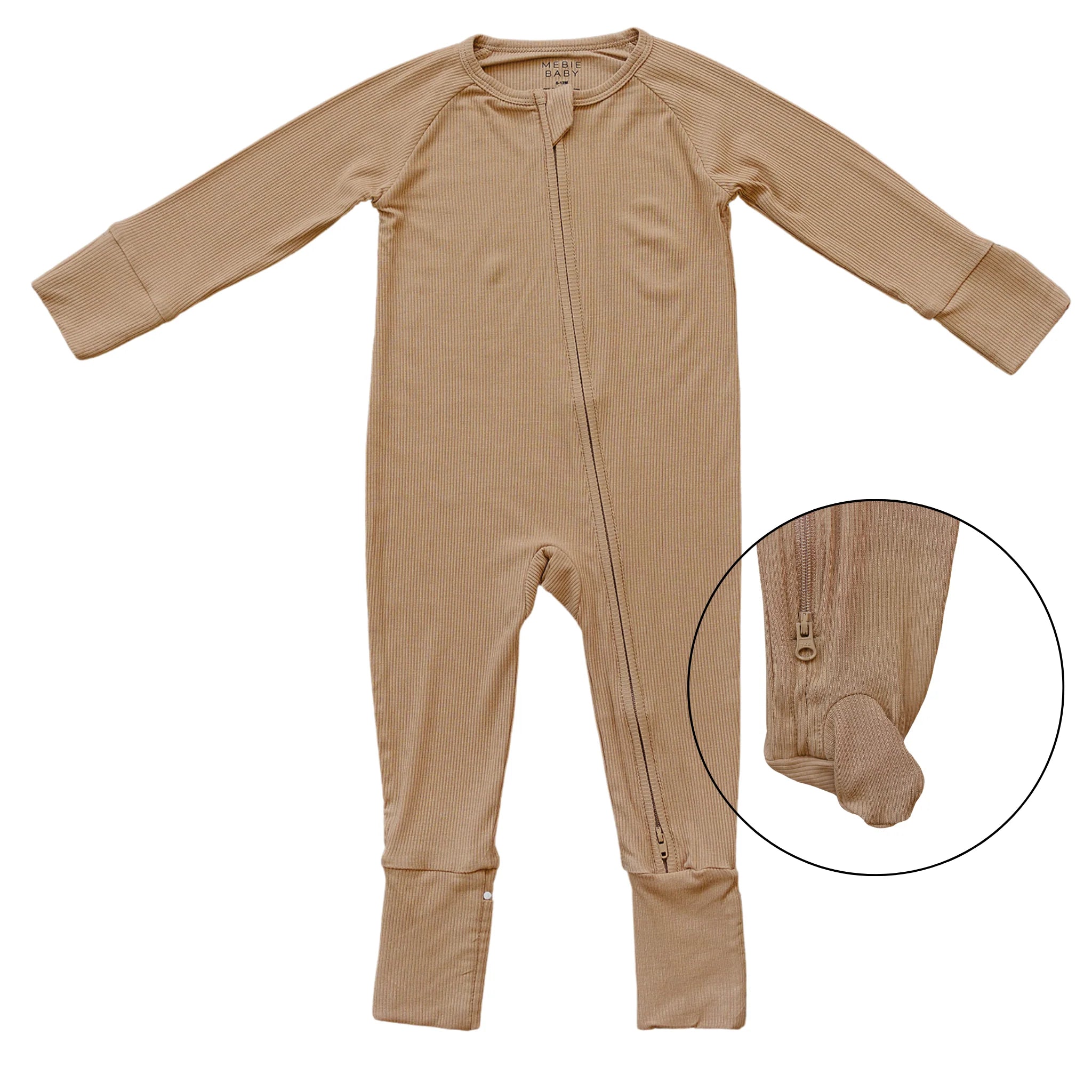Ribbed Bamboo Zipper