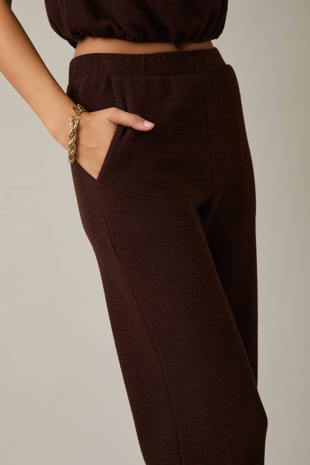 BROWN JOGGER SET