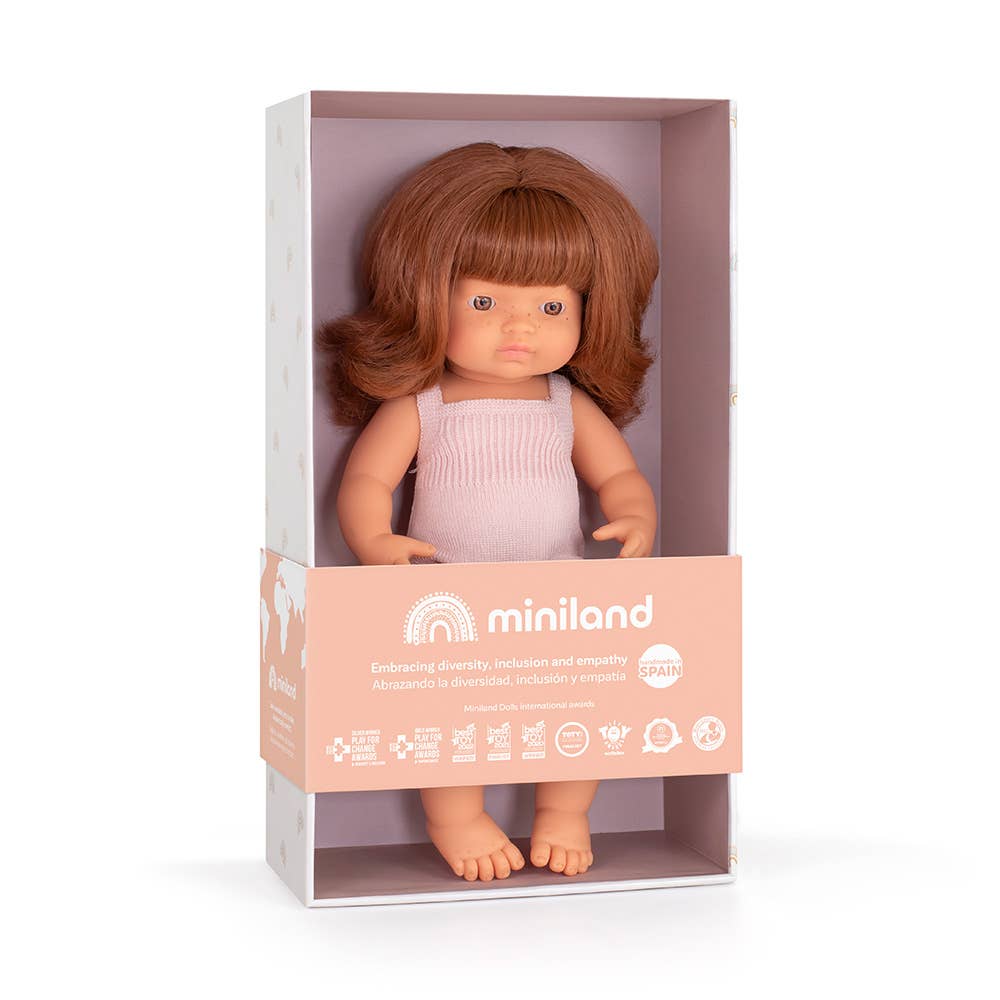Colourful Doll Caucasian Redhead Girl