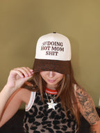 Leopard print Mom hat