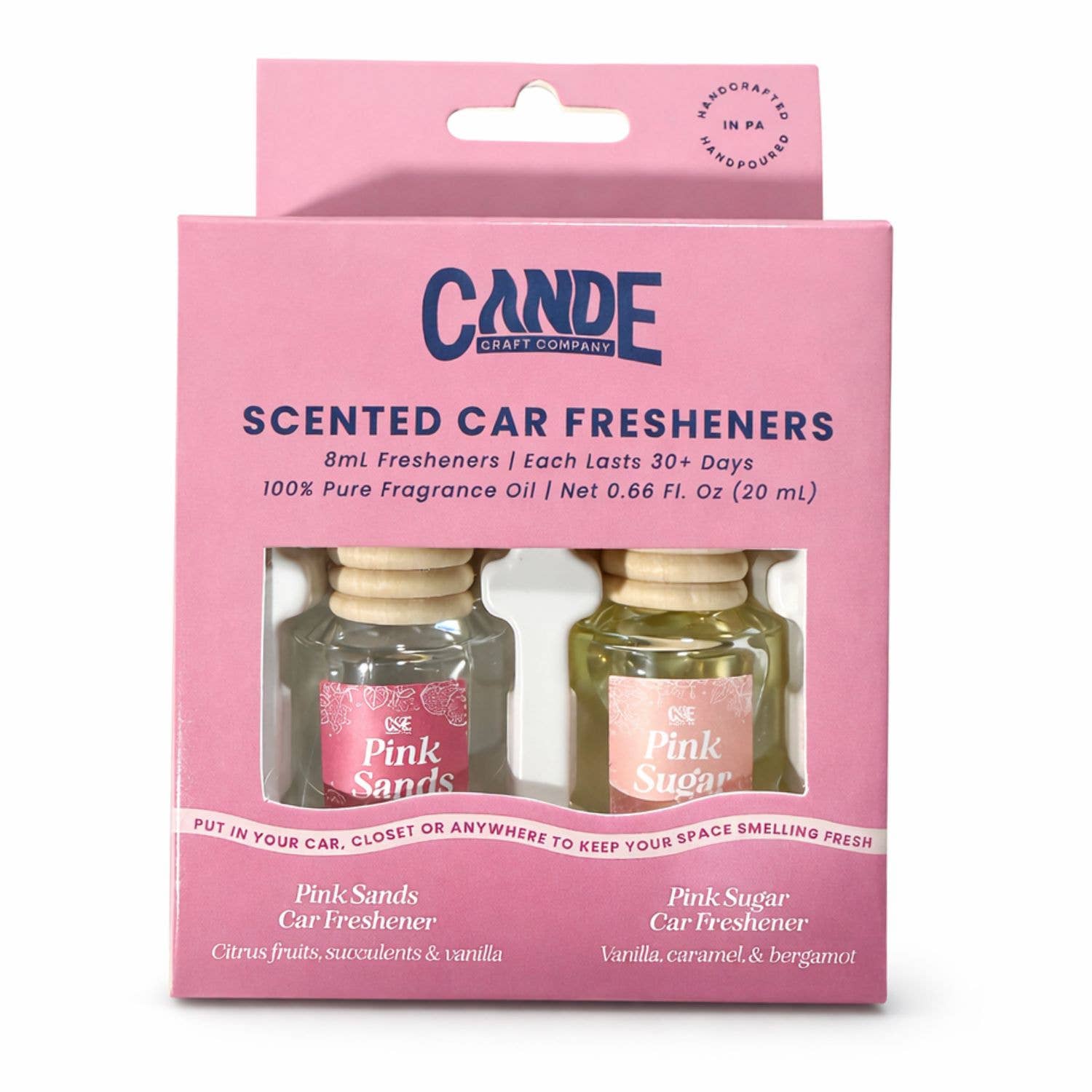Scented Car Freshener 2 Pack (multiple scents)
