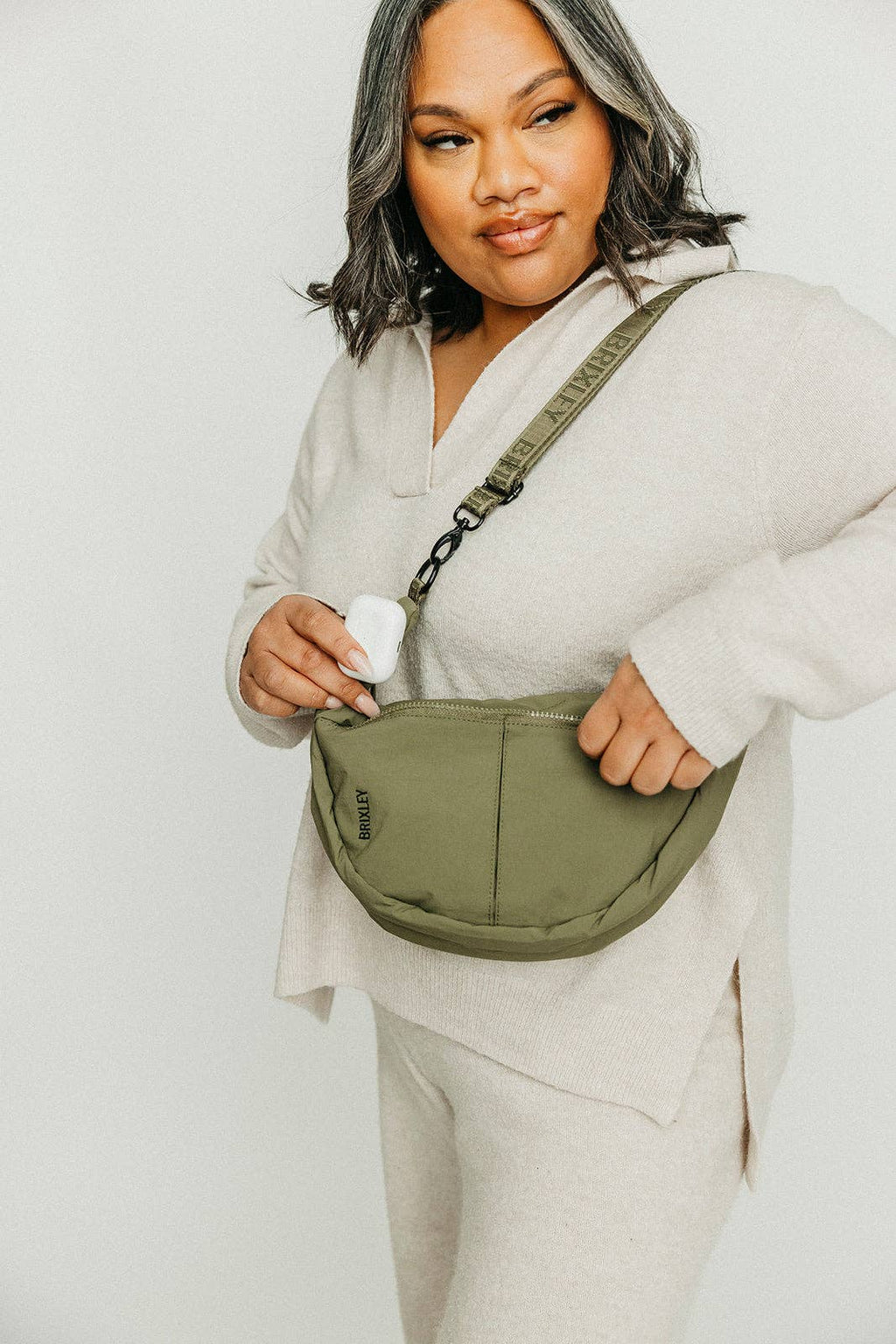 Basil Crescent Bag (multiple colors)