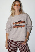 Trout Graphic Knit Sweater