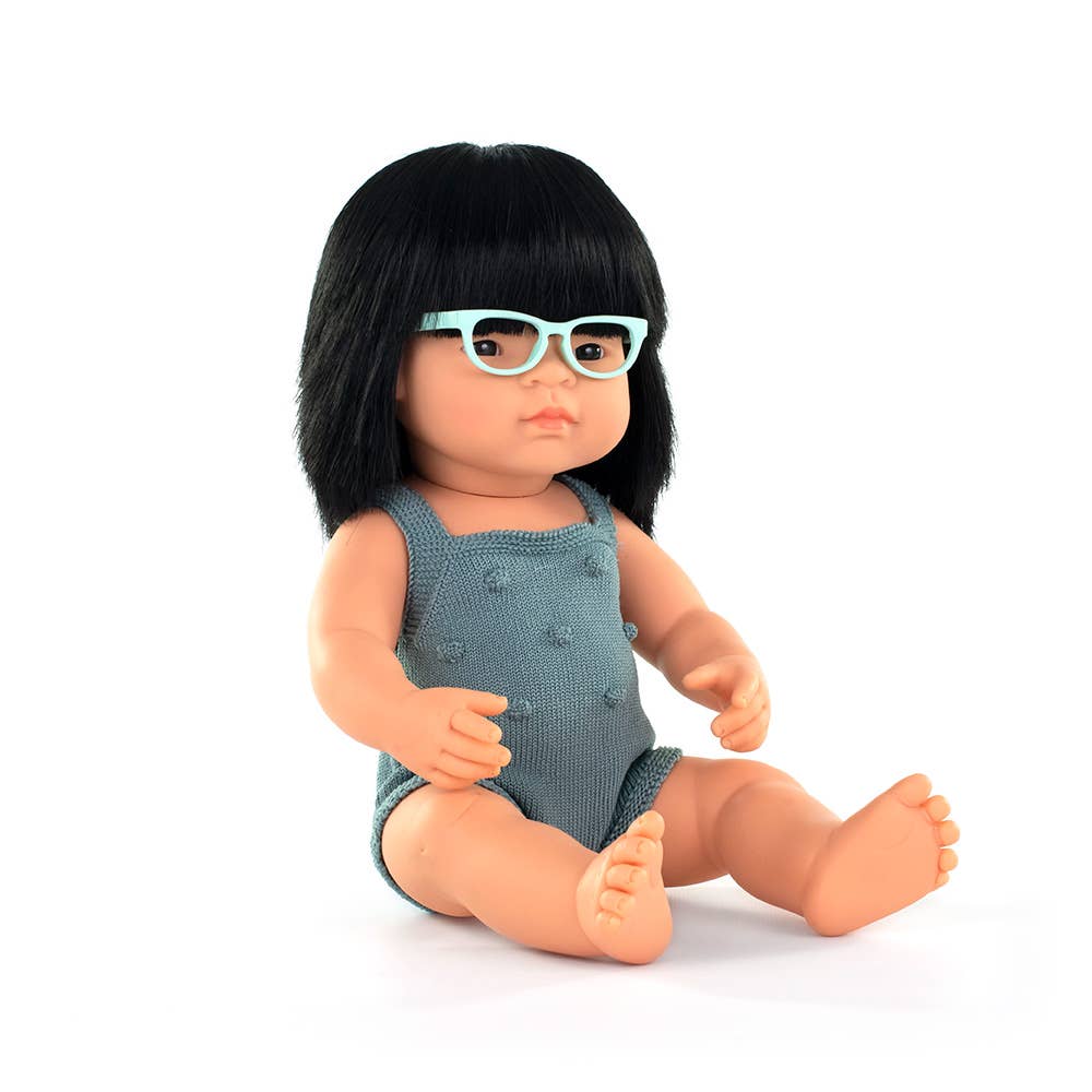 Colourful Doll Asian Girl Glasses
