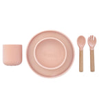 Silicone toddler feeding set