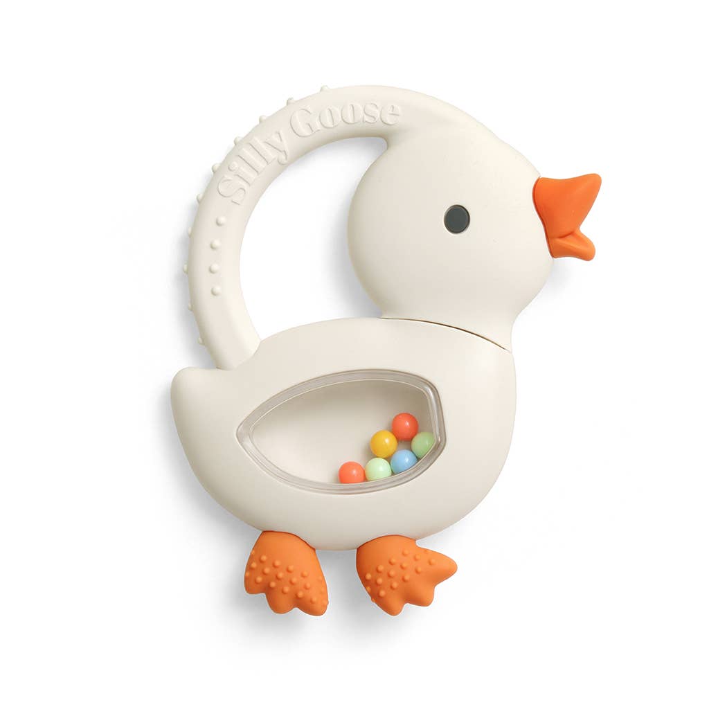 Silicone Teether with Rattle