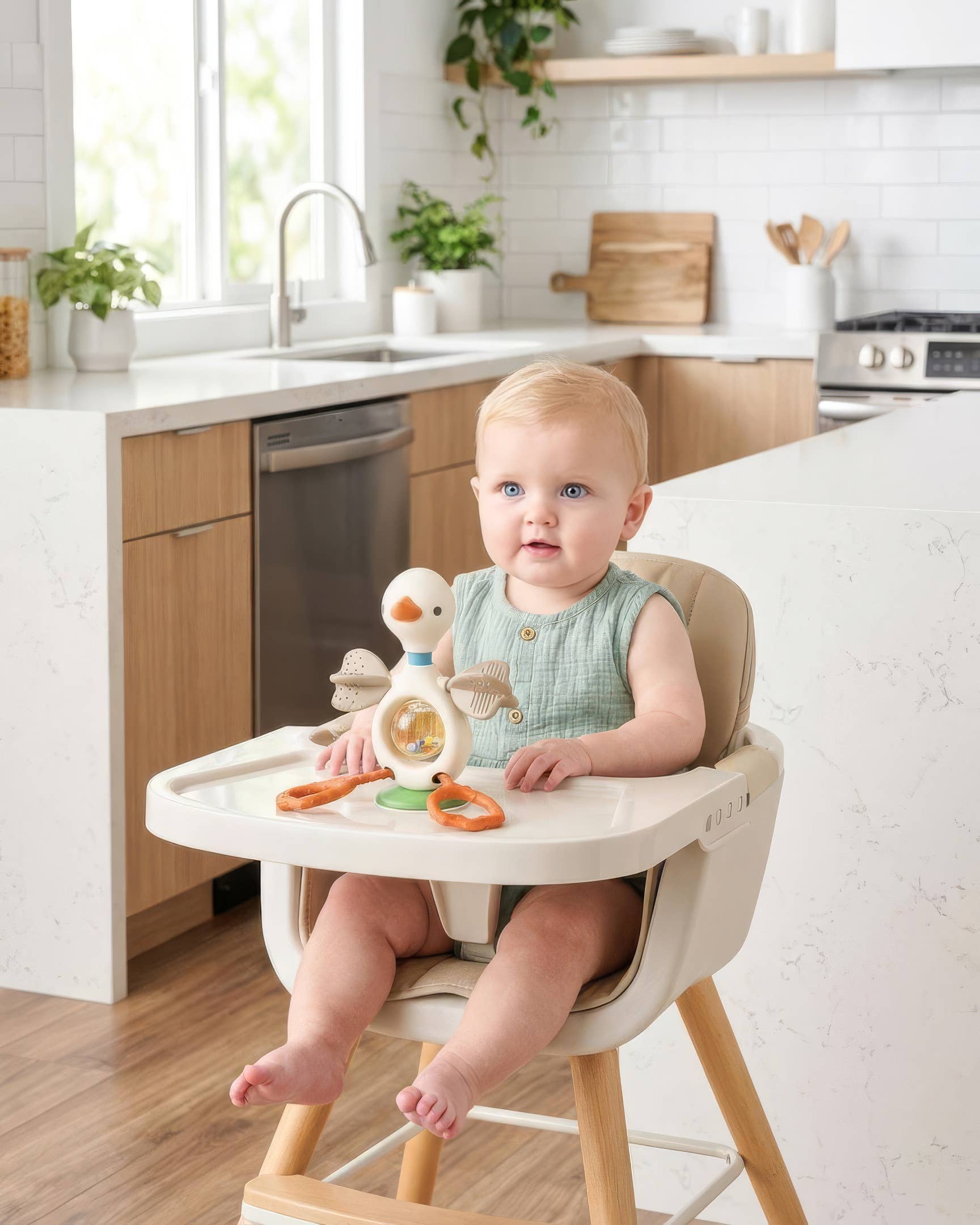 Itzy Twist & Bop - High Chair Sensory Toy Goose