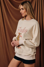 ROUND NECK LONG SLEEVE "RODEO" GRAPHIC SWEATSHIRT