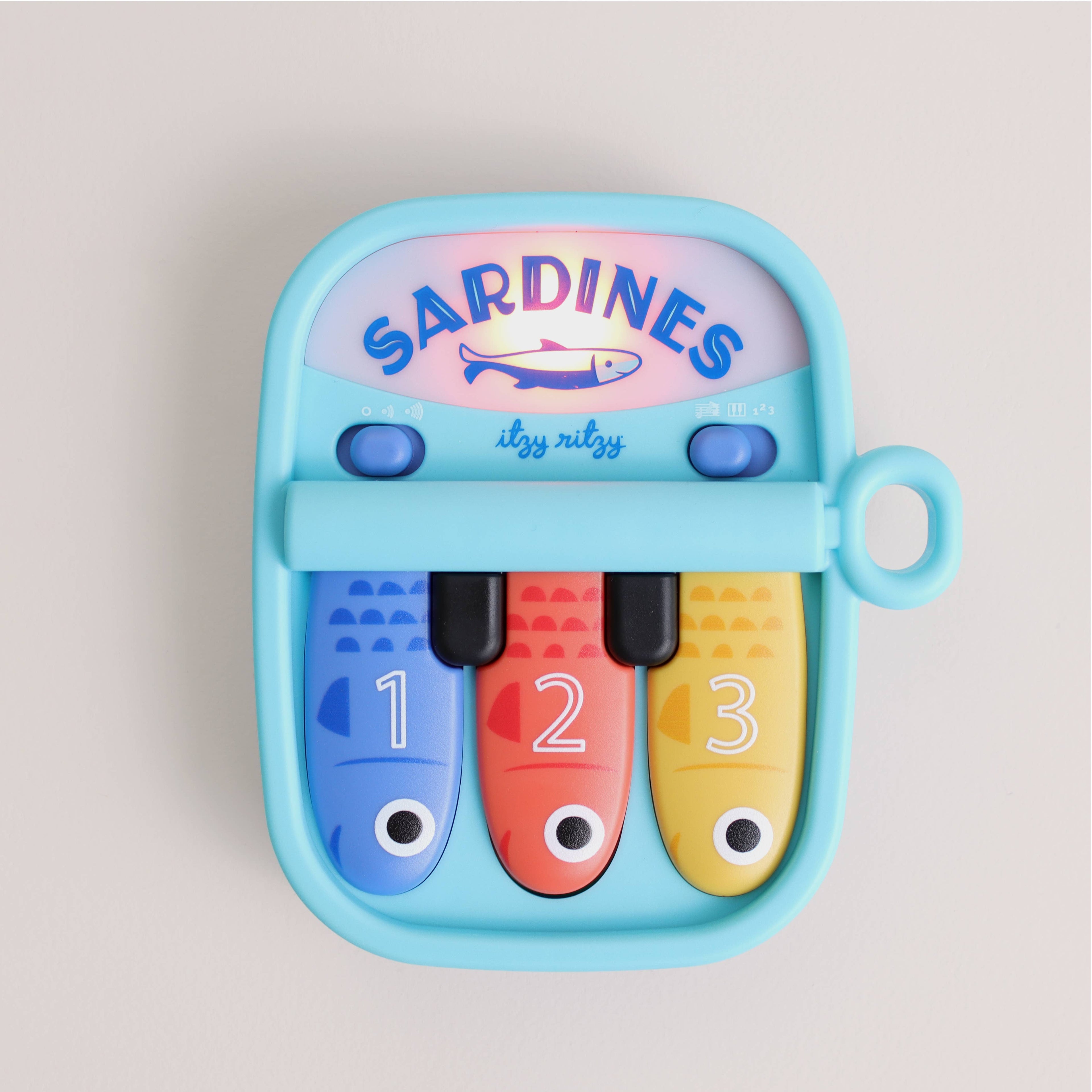 Bitzy Tunes Sardines - Light-up Interactive Piano Toy