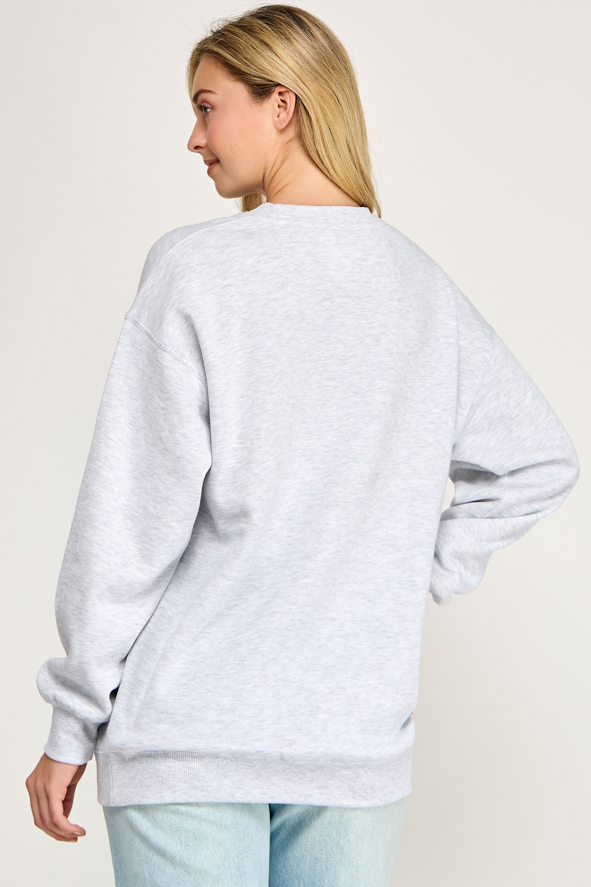 Fleece Sweatshirt With Mama Patch