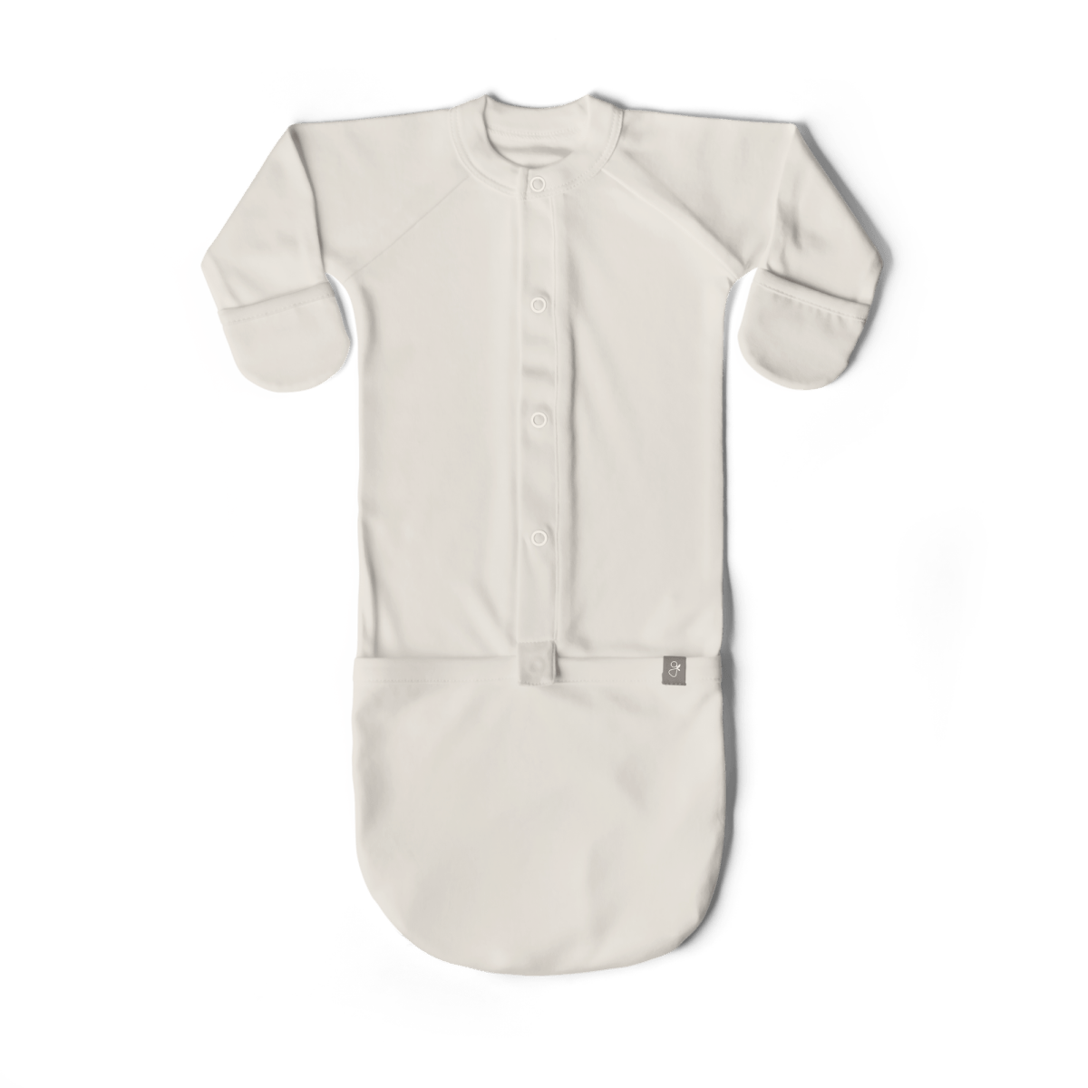 PREEMIE 24 HOUR CONVERTIBLE BABY GOWN | CLOUD