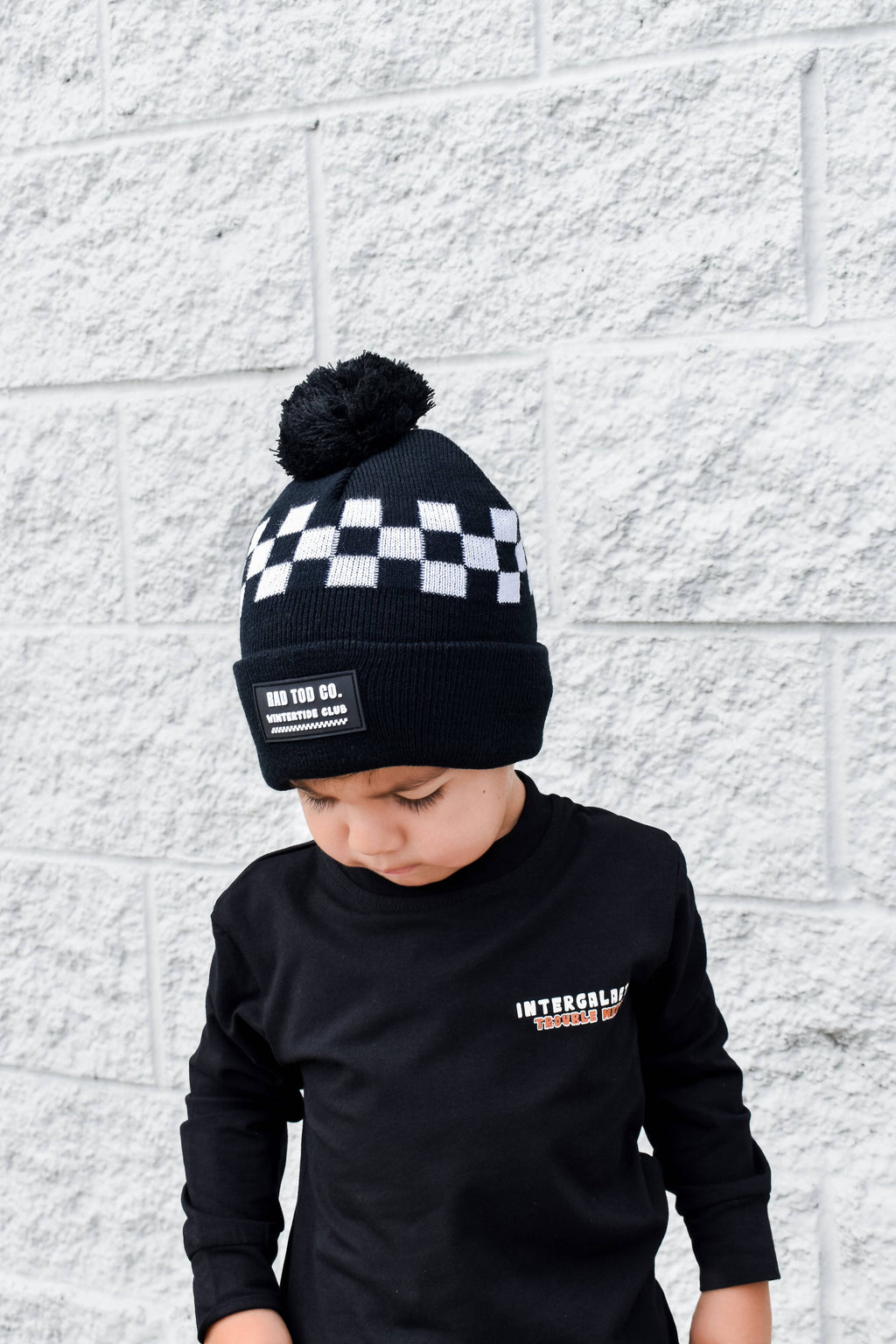 ONYX CHECKS TODDLER BEANIE