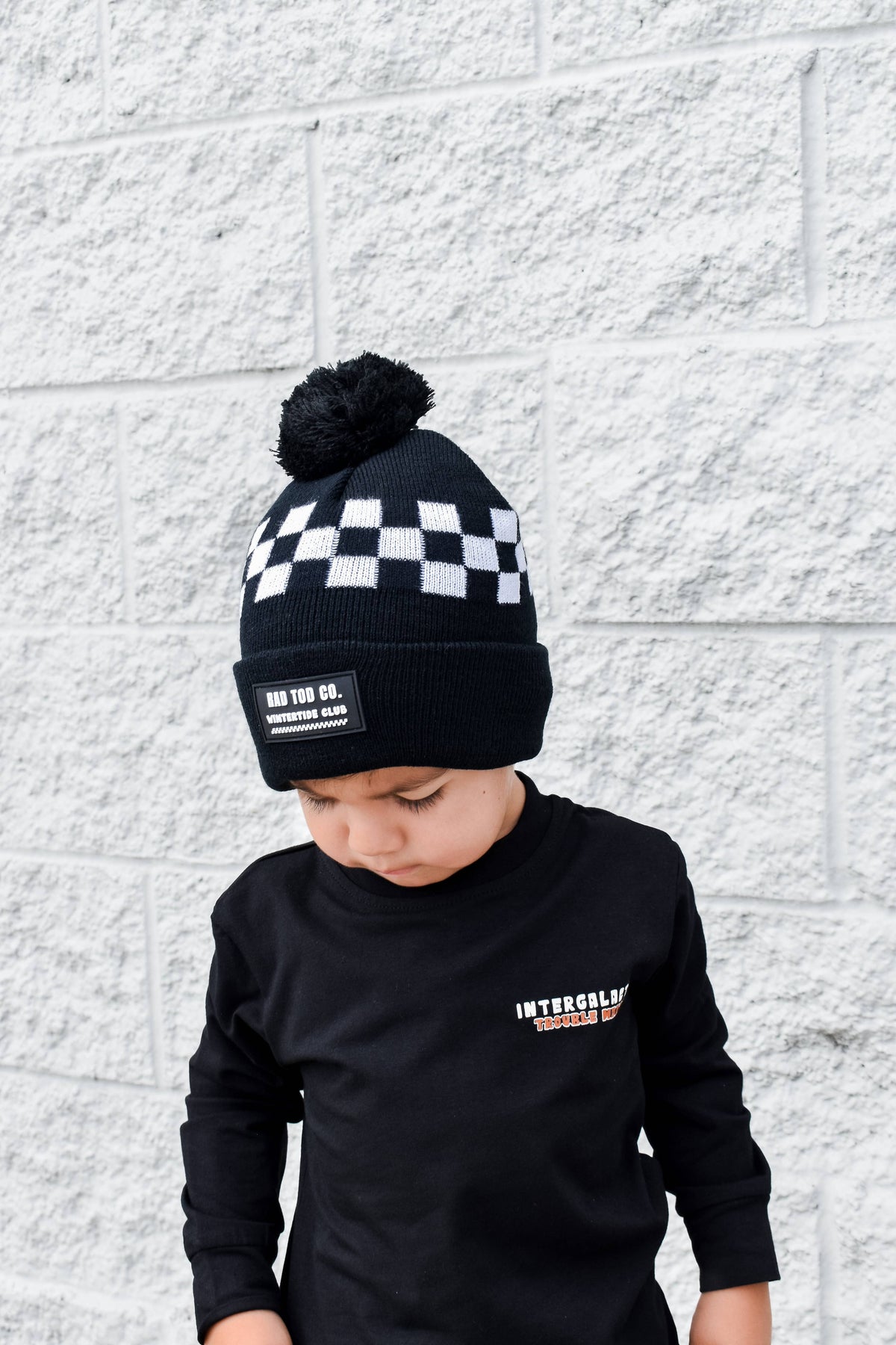 ONYX CHECKS TODDLER BEANIE