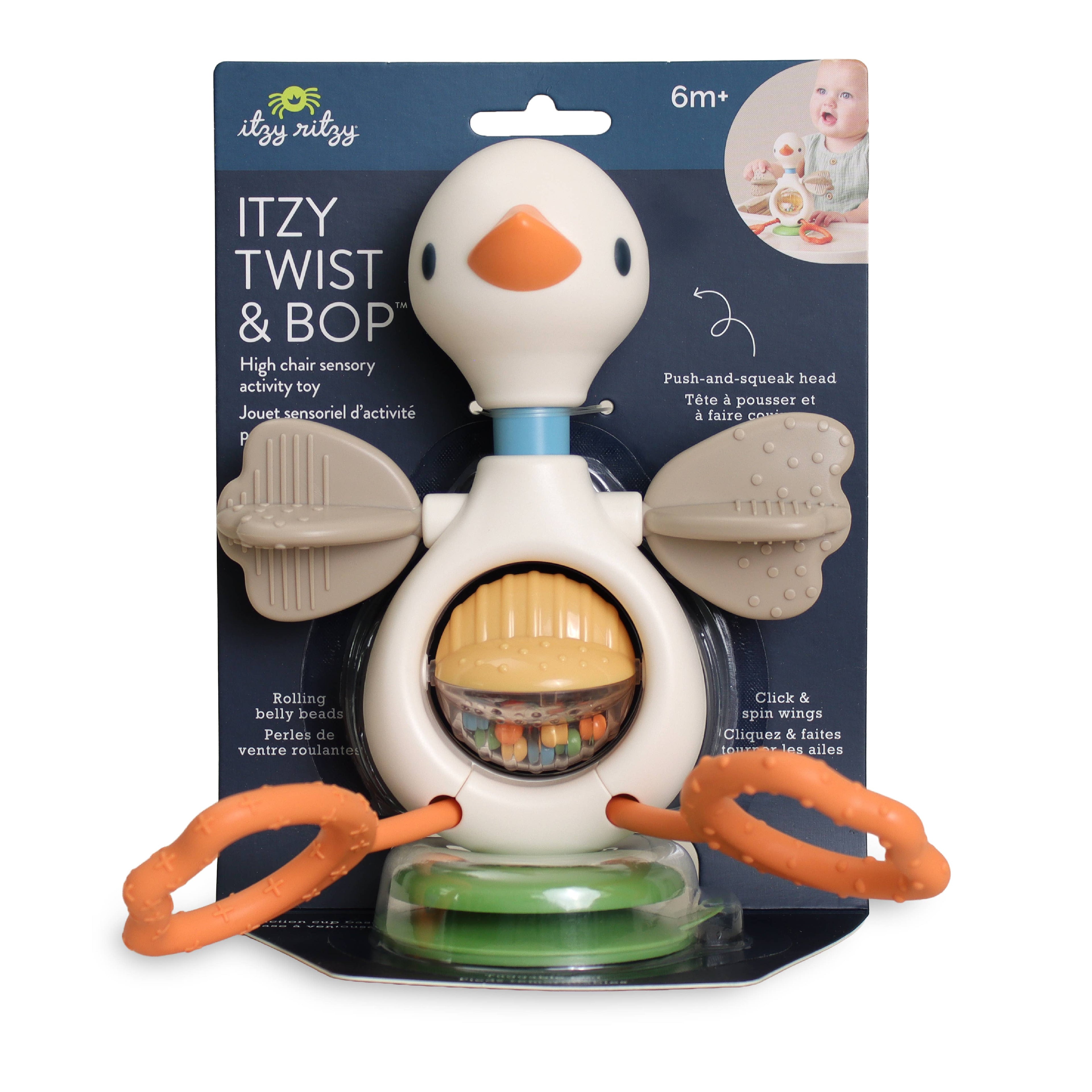 Itzy Twist & Bop - High Chair Sensory Toy Goose