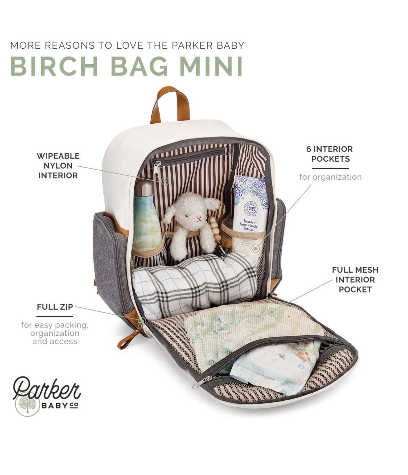 BIRCH BAG MINI - DIAPER BACKPACK