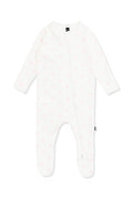 Pointelle Zippered Footie in Sweet Pink Bow (Kyte Baby)
