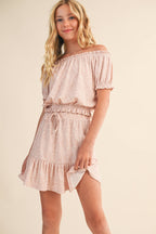 TWEEN GIRLS PEASANT TOP SKIRT SET