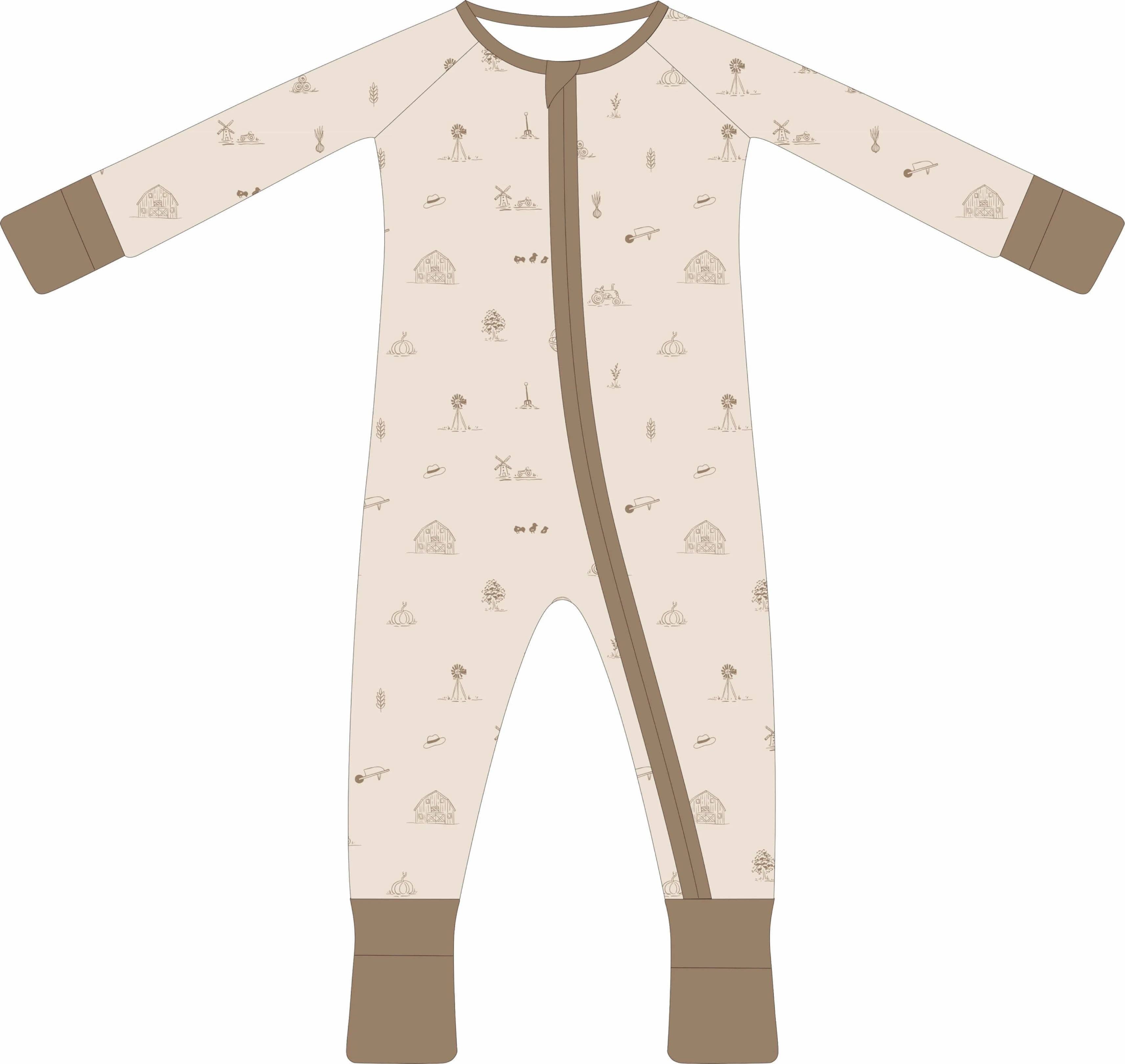 Convertible Two-Way Ruffled Zipper One Piece | Simple Farm