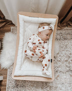 Brown Bear | Organic Zipper Footie