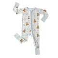 The Little Blue Bear Zippy Bamboo Pajamas